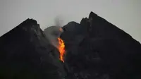 Gunung Merapi Kembali Muntahkan Lava Pijar