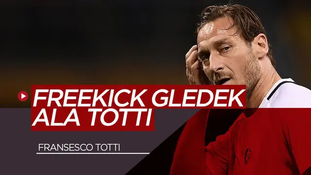 Berita Video Fransesco Totti Masih Sakti di Usia 43 Tahun, Ini Gol Hebatnya