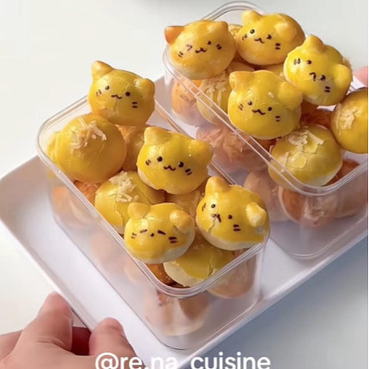 Kue Nastar dengan Bentuk Unik dan Lucu
