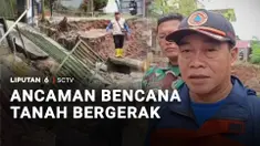 Bencana longsor dan tanah bergerak menghantui warga Samarinda, Kalimantan Timur. Sejumlah rumah rusak, bahkan ada yang ambruk hingga nyaris rata dengan tanah.