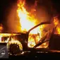 Ilustrasi Mobil Terbakar (iStockphoto)