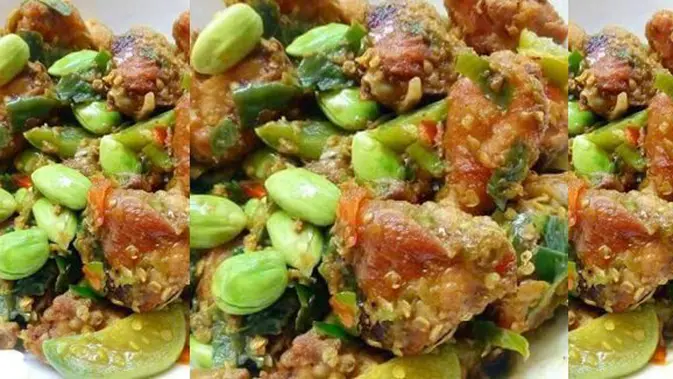 Resep Ayam Goreng Petai Sambal Ijo Gurih Pedas Bikin Nagih Lifestyle Fimela Com