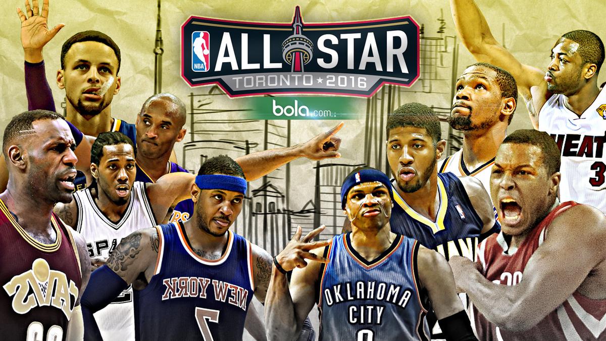 Kobe Bryant Raih Suara Terbanyak, Ini Starter NBA All Star 2016 Ragam