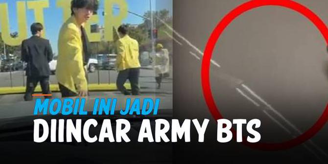 VIDEO: Disentuh V BTS, Mobil Wanita Ini Langsung Ditawar ARMY