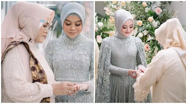 Baju Kebaya Disebut Mirip, Ini 6 Potret Beda Acara Lamaran Lesty Kejora dan Dinda Hauw