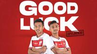 Madura United melepas dua pemain muda, yakni penyerang Make Aldo Maulidino dan gelandang Maulana Romadhon, ke klub Liga 2, Hizbul Wathan FC. (dok IG Madura United)