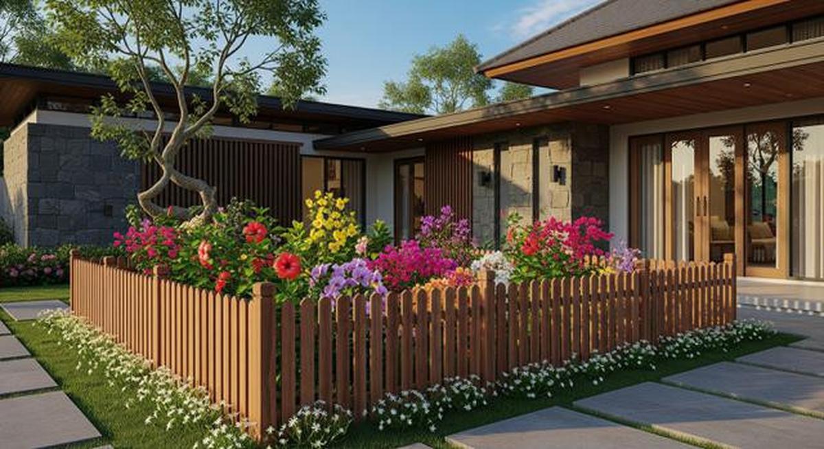 8 Inspirasi Desain Pagar Taman Bunga yang Bikin Halaman Rumah Makin Estetik