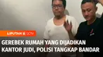 Polisi menggerebek sebuah rumah di Depok, Jawa Barat, yang dijadikan kantor judi online beromzet puluhan miliar rupiah. Dalam penggerebekan, polisi menangkap bandar judi beserta tiga anak buahnya.