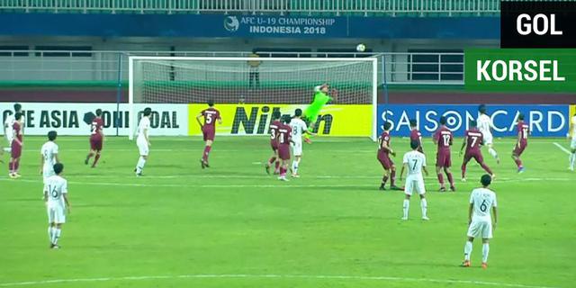 VIDEO: Gol Spektakuler Korsel pada Semifinal Piala AFC U-19