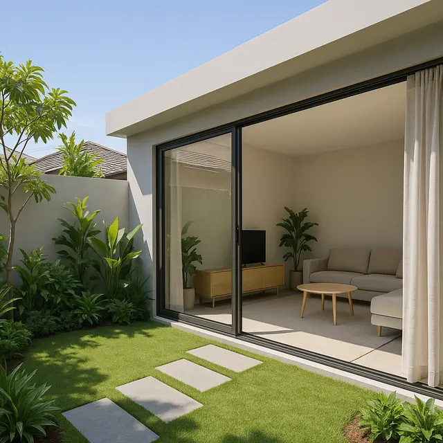 Gambar Rumah Minimalis Modern 6 x12 di Lahan Sempit/Ilustrasi Gambar oleh AI