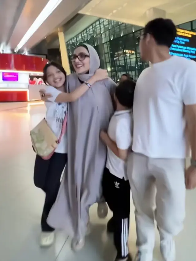 Ashanty setelah sampai ke tanah air. [@ashanty_ash]