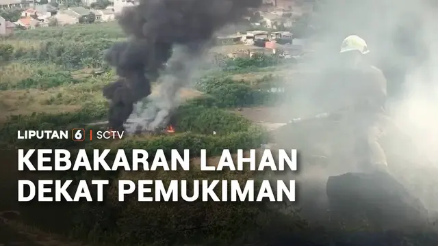 Kebakaran Lahan Dekat Permukiman, Imbas Bakar Sampah Sembarangan