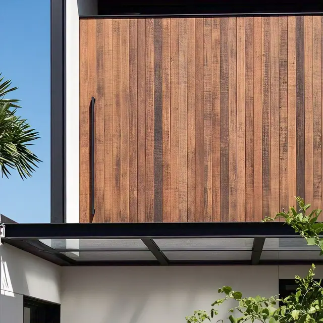 Lisplang Kayu Kombinasi Besi: Natural & Modern
