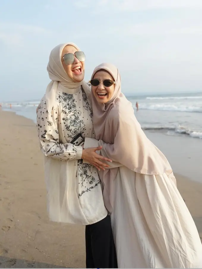 Natasha Rizky dan Citra Kirana Liburan ke Bali. [@natasharizkynew]