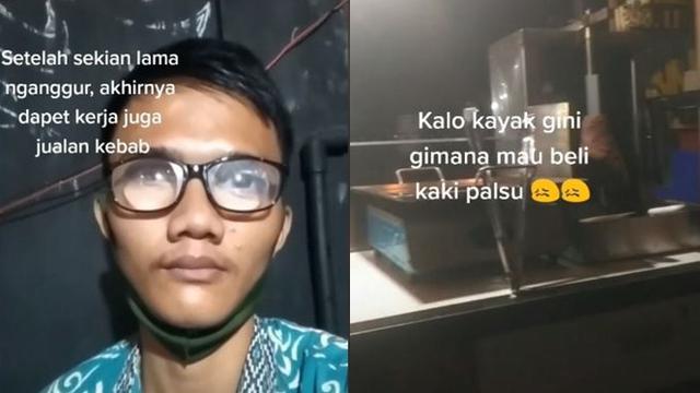 Ingin Beli Kaki Palsu, Pria Ini Jual Kebab Tapi Tak Laku