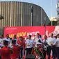 Menko PMK Puan Maharani melepas Fun Run untuk menyemarakkan Asian Games 2018 (Liputan6.com/ Devira Prastiwi)
