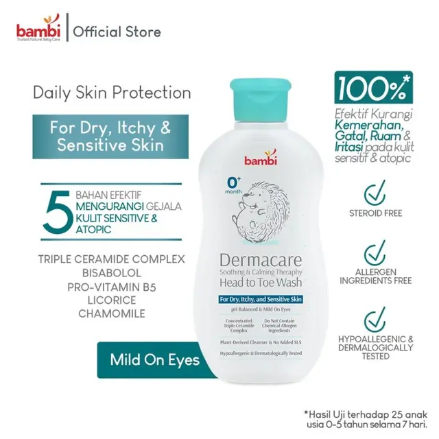Dermacare Daily Soothing & Calming Therapy Head to Toe By Bambi