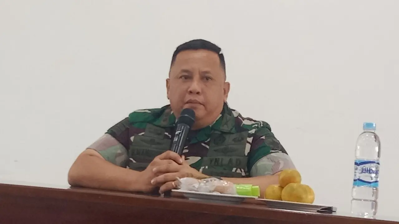 Dandim 1630 Manggarai Barat Letkol Inf. Budiman Manurung.