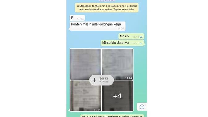 7 Chat Orang Cari Kerja Ini Bikin Emosi (sumber: Instagram.com/ramadhanirizka)