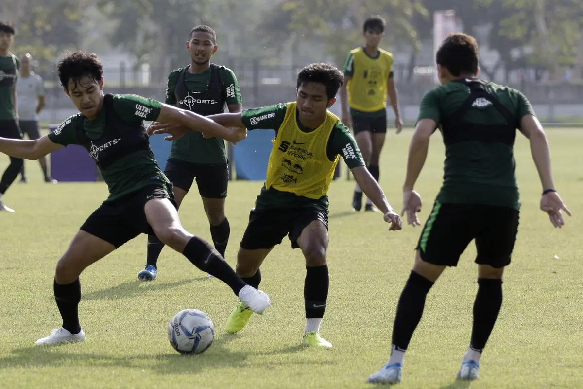 Latihan Timnas Indonesia U-23