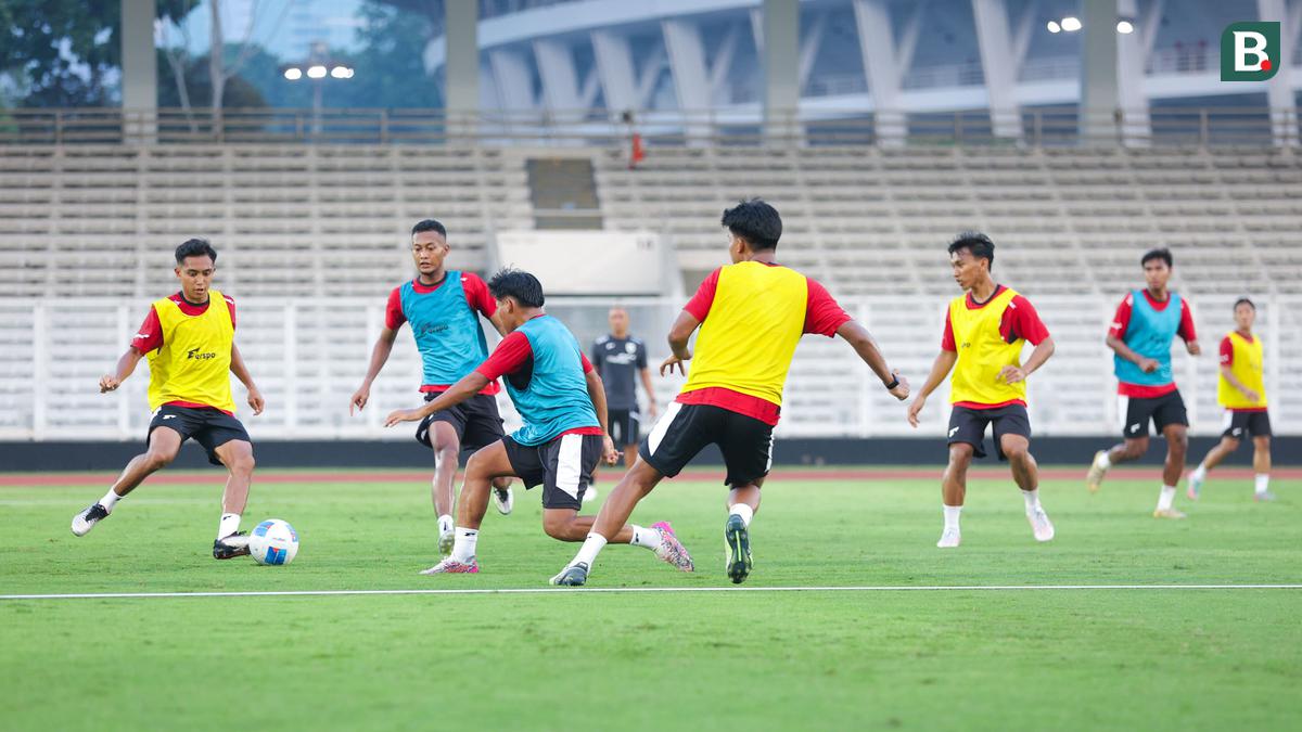 Foto: Timnas Indonesia U-22 Tancap Gas Gelar Latihan Perdana untuk Persiapan SEA Games 2025