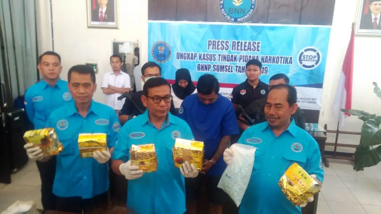 Gudang Kosong di Palembang Jadi Brankas Sabu Seberat 20 Kilogram
