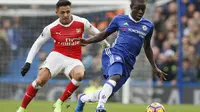 N'Golo Kante sebut Chelsea belum juara meski gilas Arsenal di lanjutan Liga Inggris (AP Photo/Kirsty Wigglesworth)