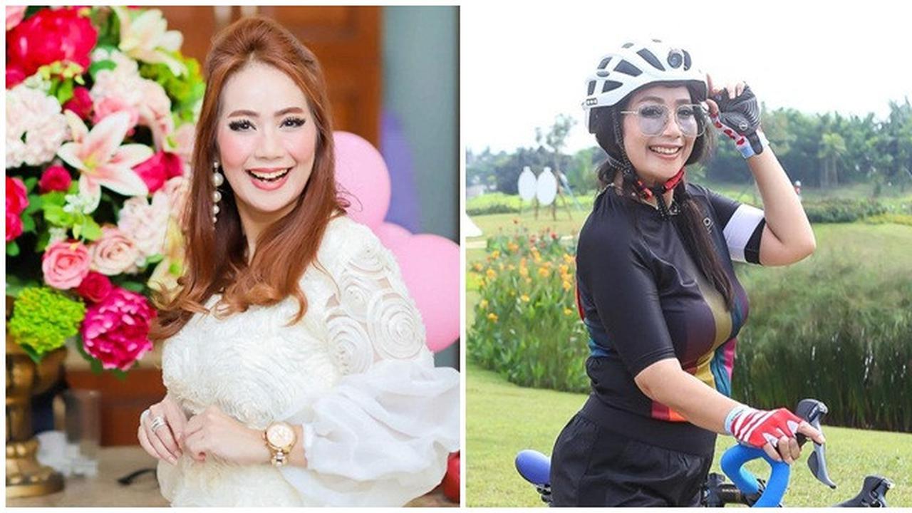 7 Potret Irene Librawati Pemeran Elis di Naluri Hati saat Bersepeda, Tetap Stylish