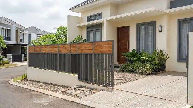 Cara Menyiasati Pagar Rumah Berbiaya Minim agar Tampil Modern