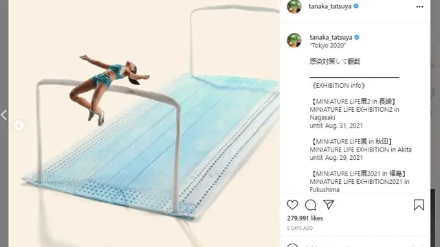 Replika Olimpiade Tokyo 2020