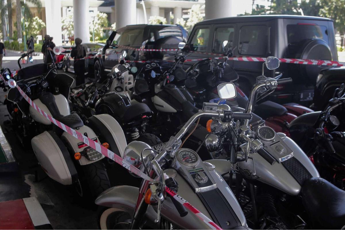 Deretan mobil mewah kasus suap hakim PN Jakarta Pusat disita Kejaksaan Agung
