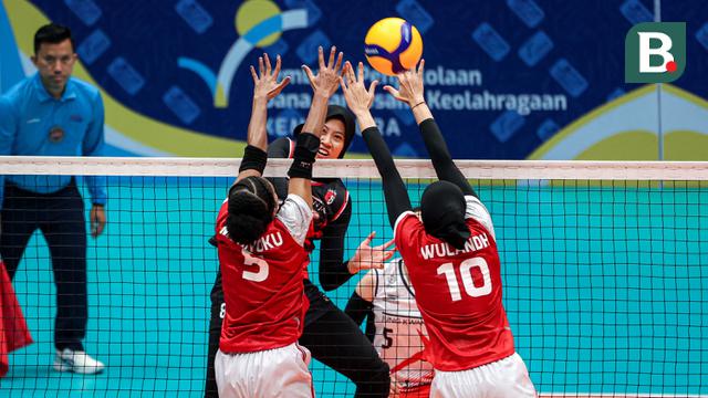 Red Sparks vs Tim Putri Indonesia All Star: Ekshibisi Fun Volleyball