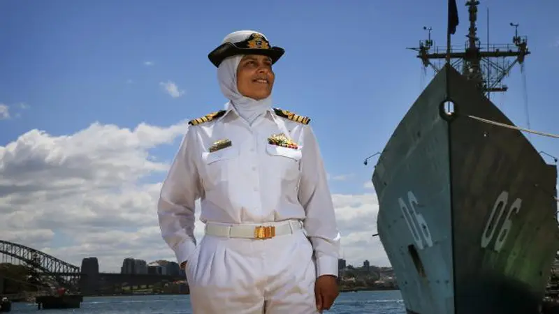 Inilah Nakhoda Wanita Muslim Pertama Angkatan Laut Australia