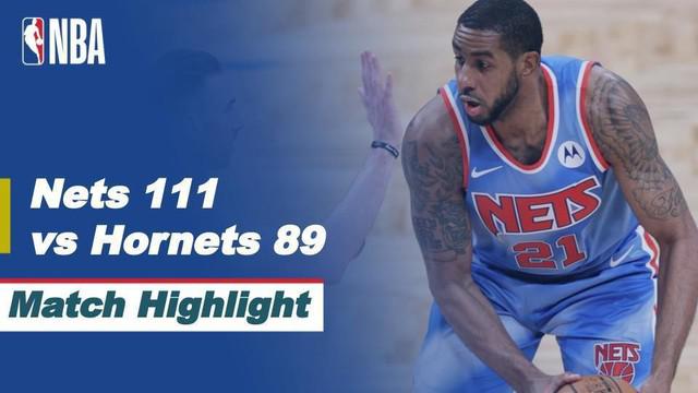 Berita video highlight NBA, Brooklyn Nets Sukses Permalukan Charlotte Hornets 111-89, Jumat (2/4/2021)