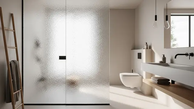 Pintu Kaca Sandblasted