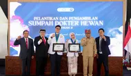 UNAIR Lantik 24 Dokter Hewan, Wabup Banyuwangi Mujiono Ajak Perkuat Keamanan Pangan