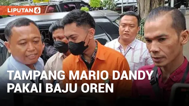 Pakai Baju Oren, Mario Dandy dan Shane Lukas Datangi PN Jaksel