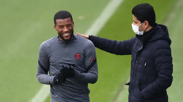 Sesi latihan PSG Jelang Vs Club Brugge