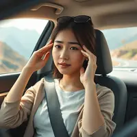 tips supaya tidak mabuk perjalanan ©Ilustrasi dibuat AI