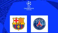 Liga Champions - Barcelona Vs PSG (Bola.com/Adreanus Titus)
