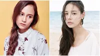 Letusha dan Min Hyo Rin (Sumber: Instagram/@letusha/@hyorin_min)