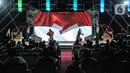 Tarian tradisional Indonesia saat memeriahkan peluncuran tahapan Pemilu 2024 di Gedung KPU, Jakarta, Selasa (14/6/2022) malam. Seremoni ini juga menandakan resmi dimulainya tahapan Pemilu Serentak 2024.(merdeka.com/Iqbal S Nugroho)