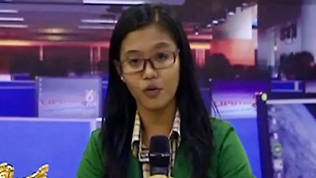 Derra Ayu Peserta Presenter di Indonesia Broadcaster Expo.