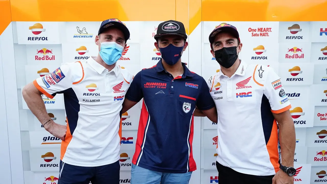 Mario Suryo Aji, Pol Espargaro, Marc Marquez