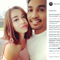 Glenn Fredly dan Aura Kasih (Instagram/@glennfredly309)