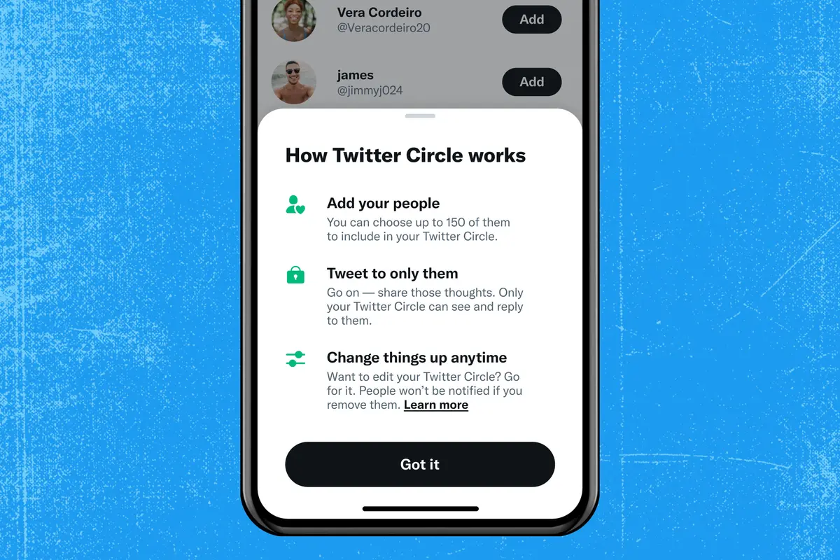Fitur Twitter Circle (Dok. Twitter)