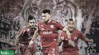 3 pemain Persija Jakarta: Rezaldi Hehanusa, Marko Simic dak Riko Simanjuntak. (Bola.com/Dody Iryawan)