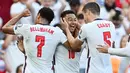 Dua gol dari Jesse Lingard mewarnai kemenangan 4-0 Inggris atas tim lemah Andorra dalam laga Kualifikasi Piala Dunia 2022 Grup I Zona Eropa di Wembley Stadium, London, Minggu (5/9/2021). Dua gol lainnya disumbangkan Harry Kane dan Bukayo Saka. (Foto: AFP/Justin Tallis)
