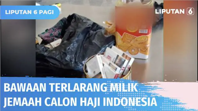 Pihak Bandara Amir Muhammad bin Abdul Aziz, Madinah, masih saja menemukan bagasi jemaah calon haji Indonesia yang membawa barang-barang yang tidak boleh dibawa.