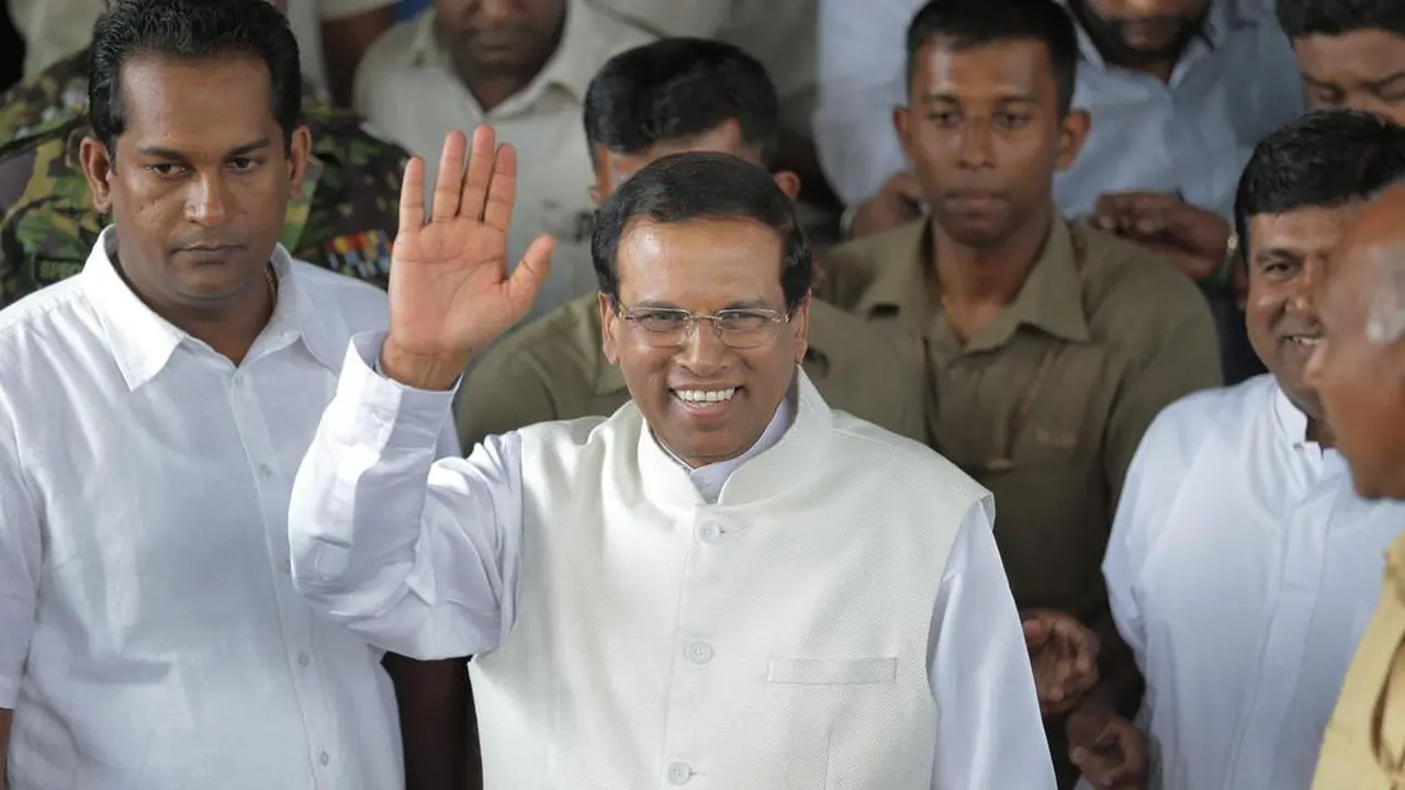 Presiden Sri Lanka Maithripala Sirisena (AP/Erangga Jayawerdana)